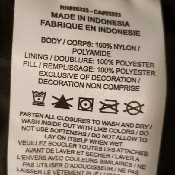 Nike Women’s Parka Mid Length Insulated Jacket In Black - Picture 8 of 8